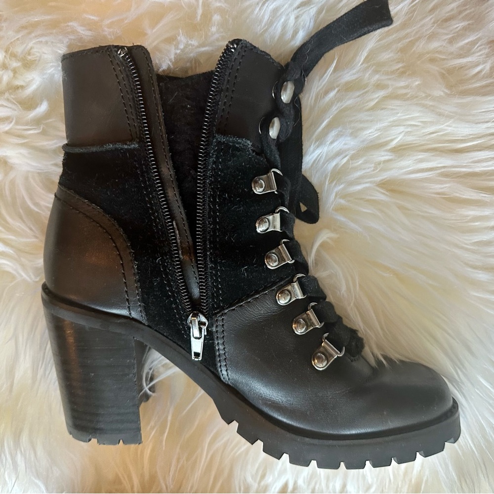 Frye and Co. Black Rayner Hiker Ankle Boot